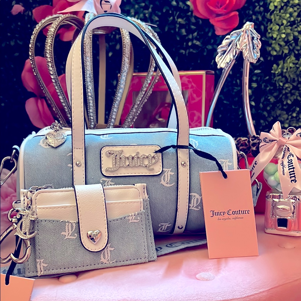 Juicy Couture Denim Barrel Bag